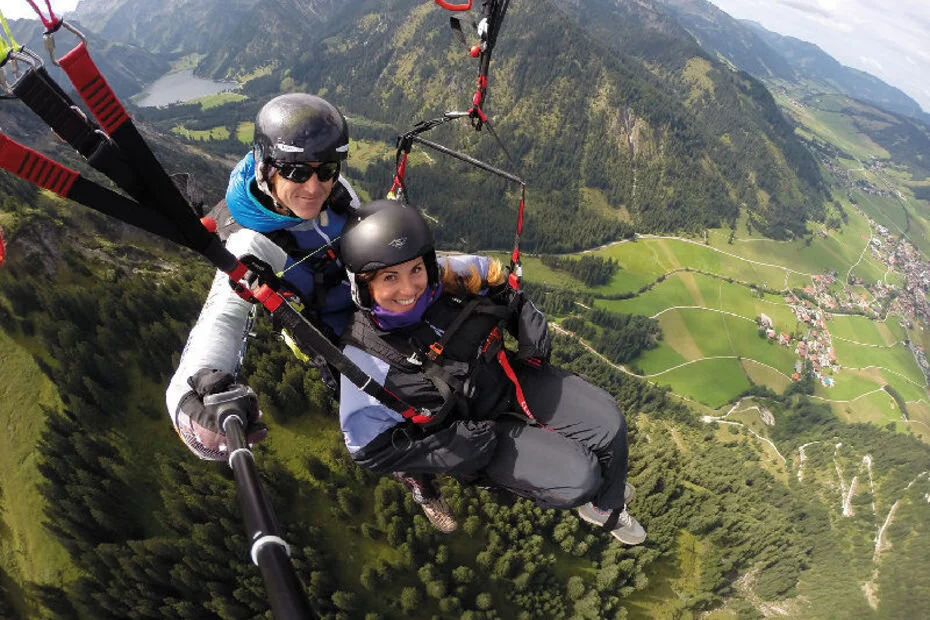 Paragleiter und Tandemflüge – Tannheimer Tal